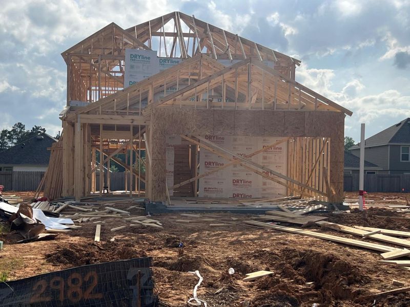 In-progress construction of a new home in Mackenzie Creek, Conroe, TX (Image 26). In-progress construction of a new home in Mackenzie Creek, Conroe, TX (Image 26).
