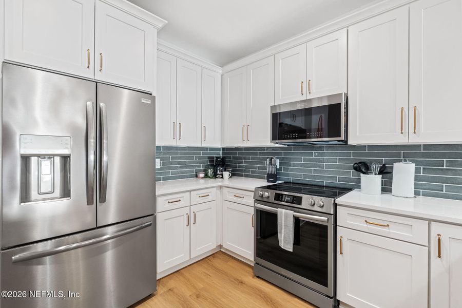 Furnished interior view inside a new home in , Jacksonville Beach (Image 16). Furnished interior view inside a new home in , Jacksonville Beach (Image 16).