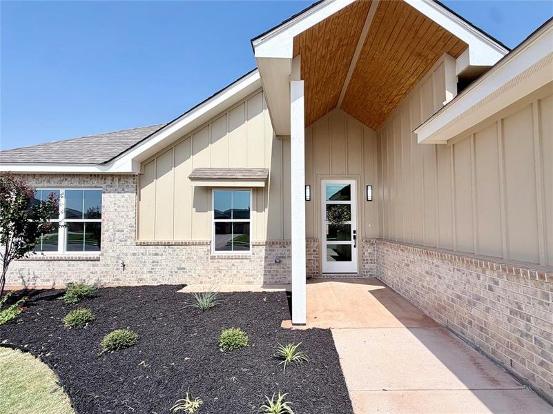 Exterior details and patio area of a home in , Abilene (Image 2). Exterior details and patio area of a home in , Abilene (Image 2).