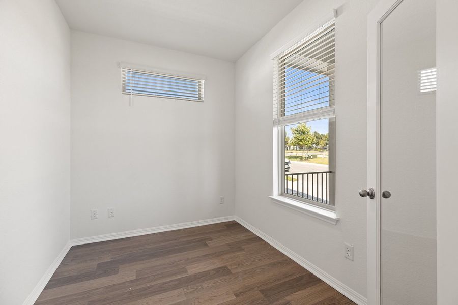 Spacious, unfurnished interior of a new home in Sage Hollow, Kyle (Image 20). Spacious, unfurnished interior of a new home in Sage Hollow, Kyle (Image 20).