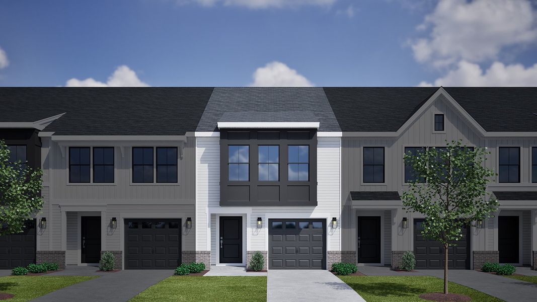 Representative exterior photo of a completed home built from the Foxglove - Genesis Value Collection by Mungo Homes in Edwards Station, Taylors, SC (Image 29).