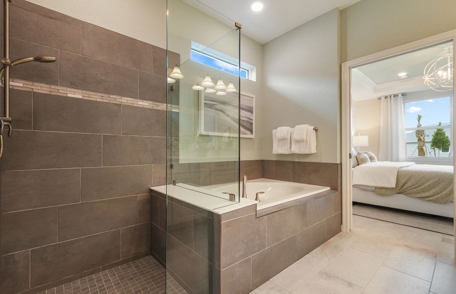 Furnished interior view inside a new home in Crescent Cove, Myrtle Beach (Image 10).