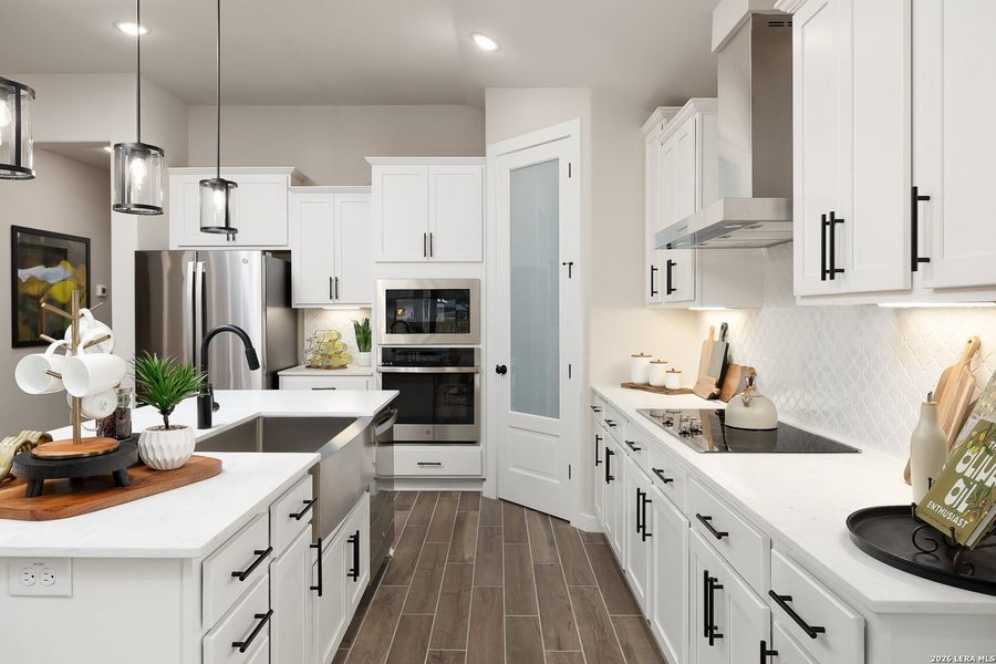 Furnished interior view inside a new home in , Mico (Image 11).