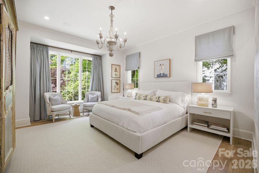 Furnished interior view inside a new home in , Charlotte (Image 8).