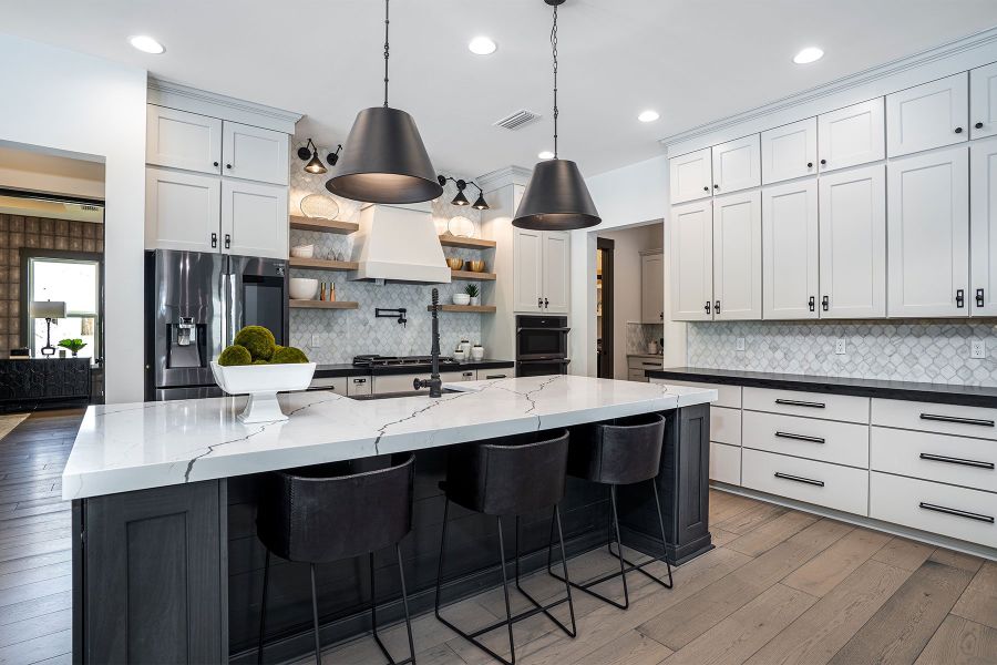 Representative furnished interior of a home built from the Harper - Hidden Creek by MasterCraft Builder Group in SilverLeaf, St. Augustine (Image 7).