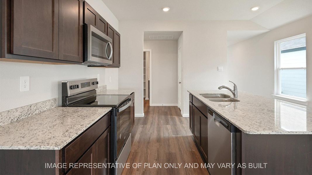 Furnished interior view inside a new home in Midtown Reserve, College Station (Image 6).