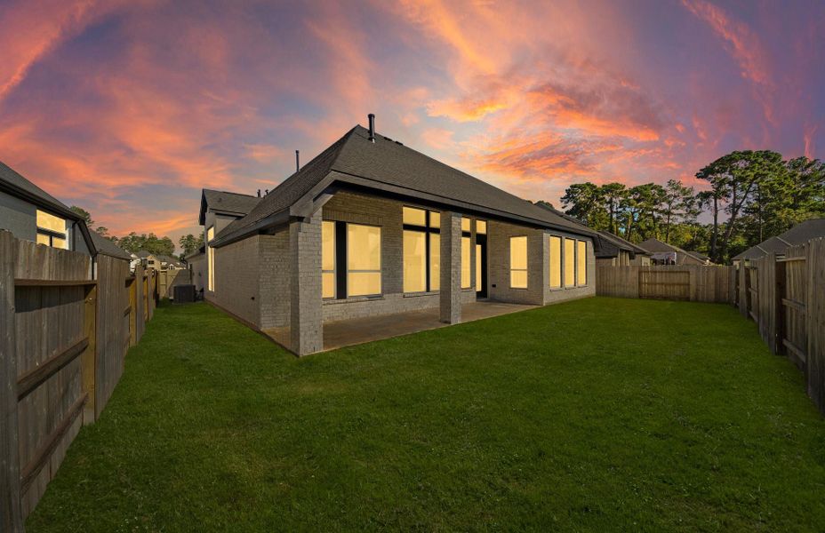Exterior details and patio area of a home in , Magnolia (Image 23).