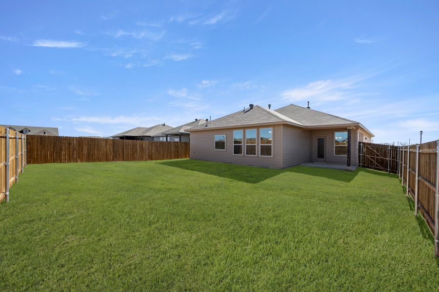 Exterior details and patio area of a home in Baker Farms, Cleburne (Image 21). Exterior details and patio area of a home in Baker Farms, Cleburne (Image 21).