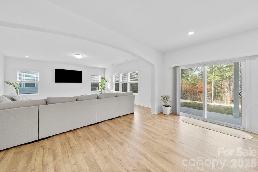 Breakfast Space with Arched Opening to Great Room