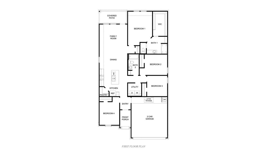 2D floor plan layout for the Dalton by D.R. Horton in Bridges Mill, Corpus Christi, TX (Image 3). 2D floor plan layout for the Dalton by D.R. Horton in Bridges Mill, Corpus Christi, TX (Image 3).