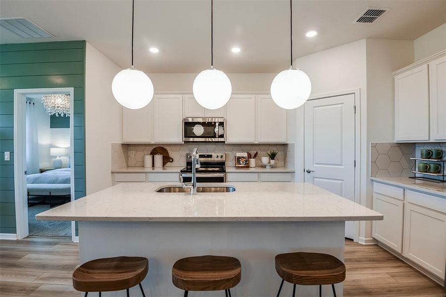 Furnished interior view inside a new home in Del Webb Sunchase, Parrish (Image 5).