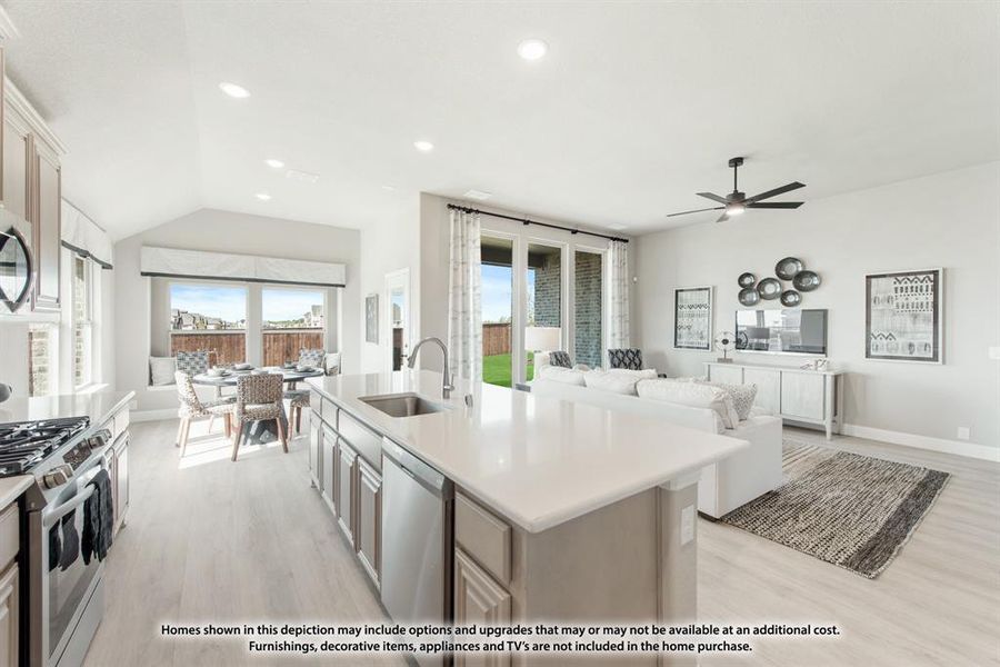 Furnished interior view inside a new home in Hampton Park, Glenn Heights (Image 10).