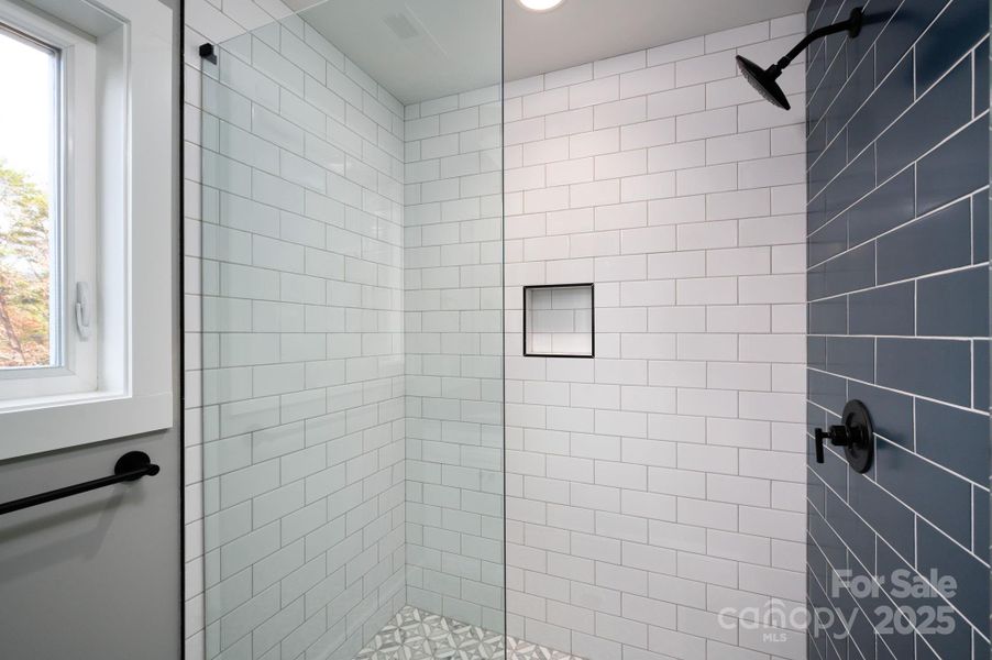 Tiled, Walk-In Shower