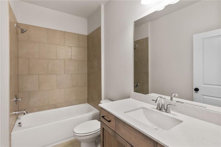 Furnished interior view inside a new home in Waterside Townhomes, Peachtree Corners (Image 14).