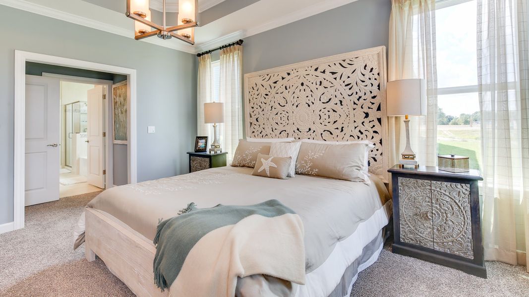 Representative furnished interior of a home built from the The Shorebreak by Chesapeake Homes in Bridgewater - Shorehaven Village, Little River (Image 16).