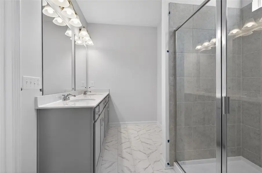 Furnished interior view inside a new home in Summerfield Place, Carrollton (Image 5).
