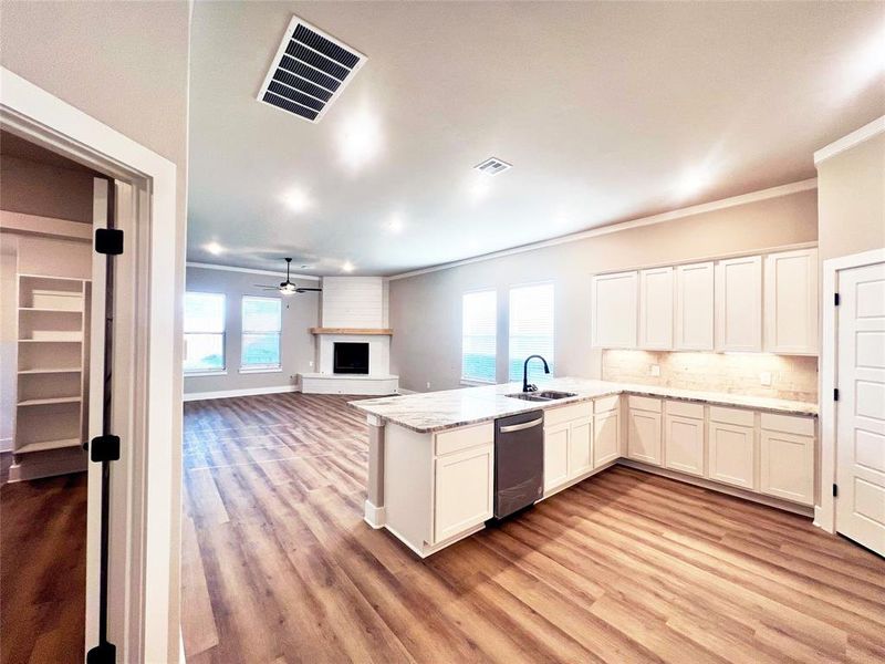 Furnished interior view inside a new home in The Preserve At Country Ridge, Sherman (Image 4).
