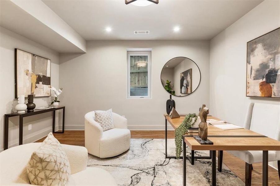 Furnished interior view inside a new home in , Atlanta (Image 16).