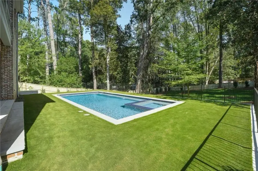 Exterior details and patio area of a home in , Atlanta (Image 3).