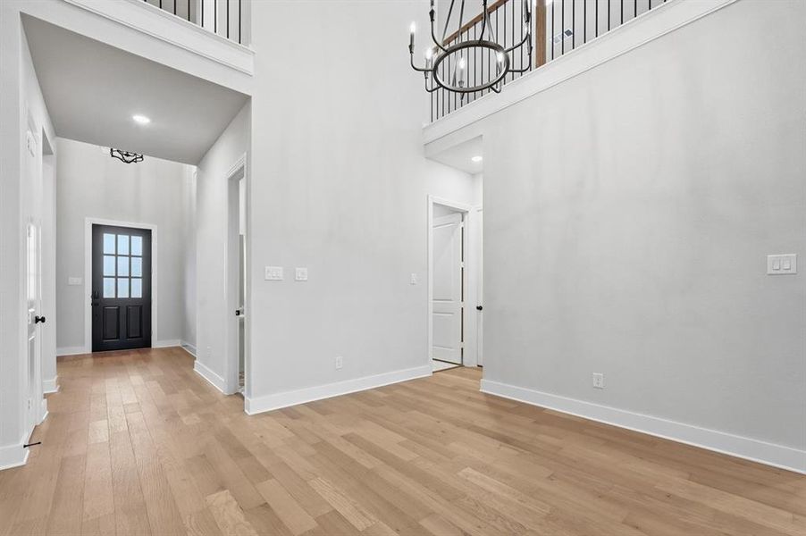 Spacious, unfurnished interior of a new home in Sonoma Verde: 70ft. lots, McLendon-Chisholm (Image 22).