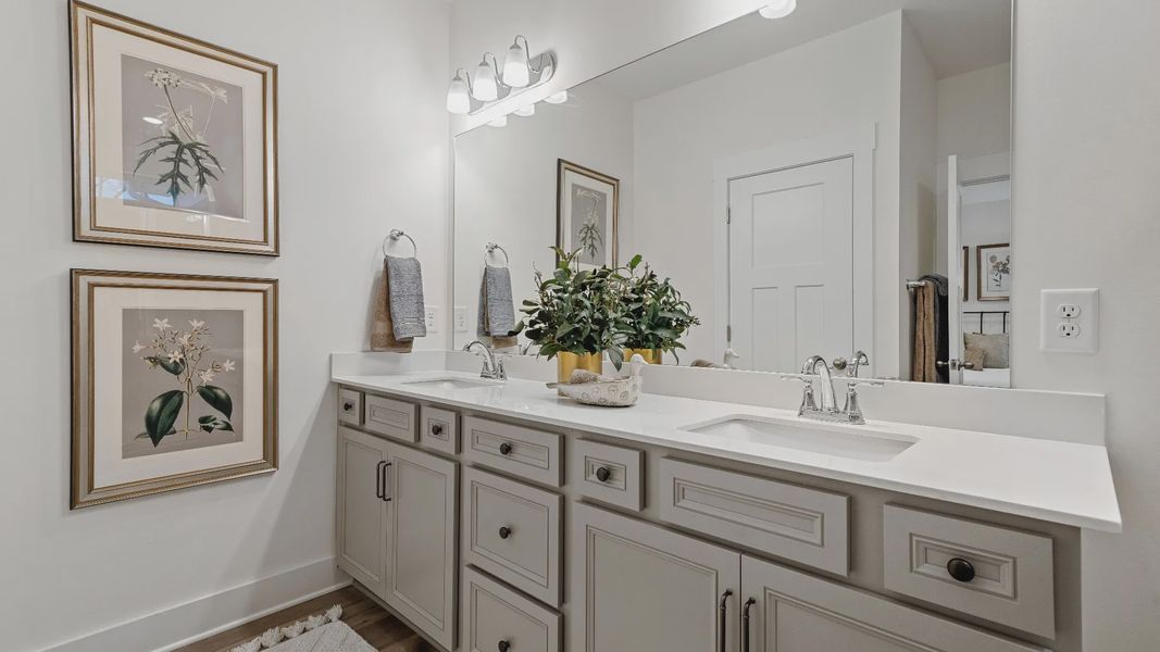 Owner's Bathroom of The Oakleigh Design by DRB Homes