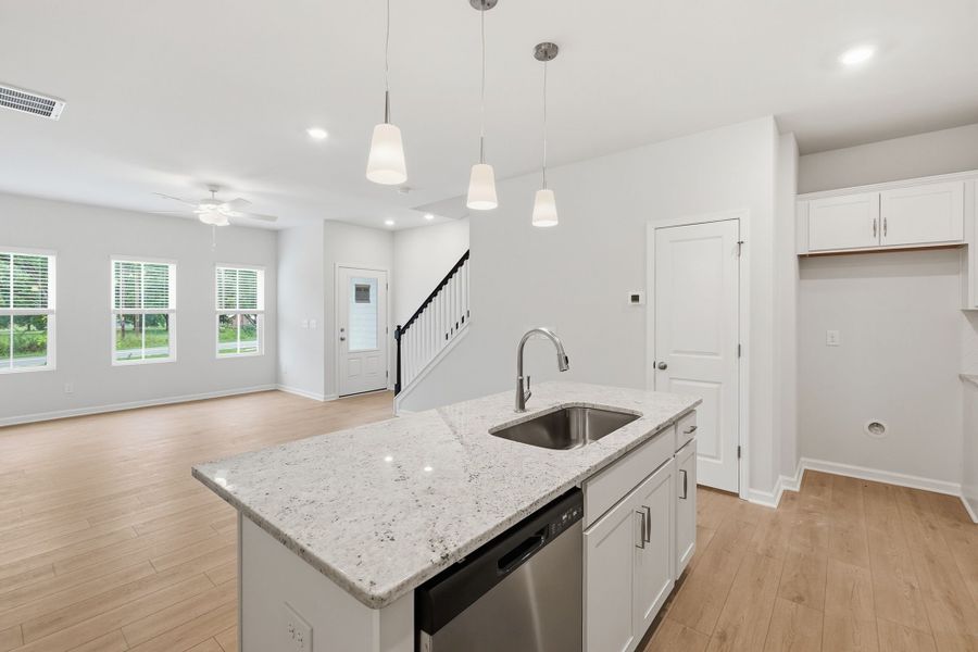 Furnished interior view inside a new home in Lakeview Village, Charlotte (Image 7).