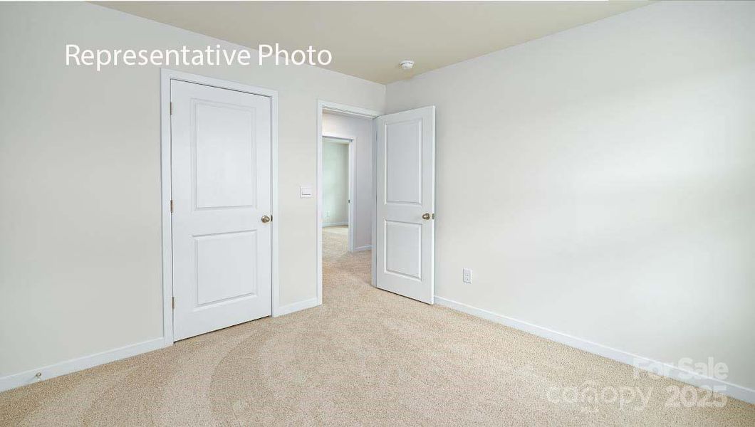 Spacious, unfurnished interior of a new home in Stanton, Richburg (Image 22).