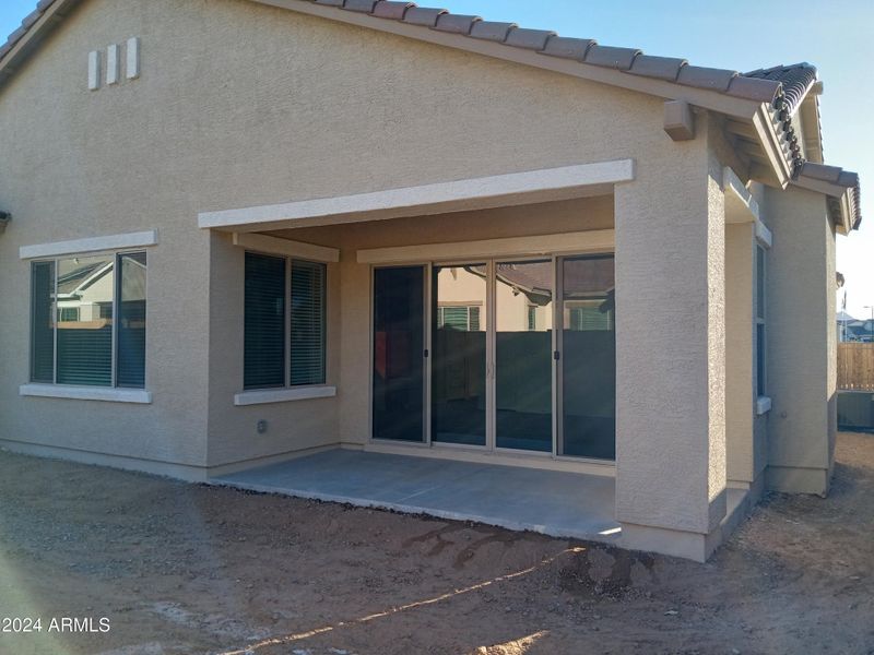 Rear Covered Patio