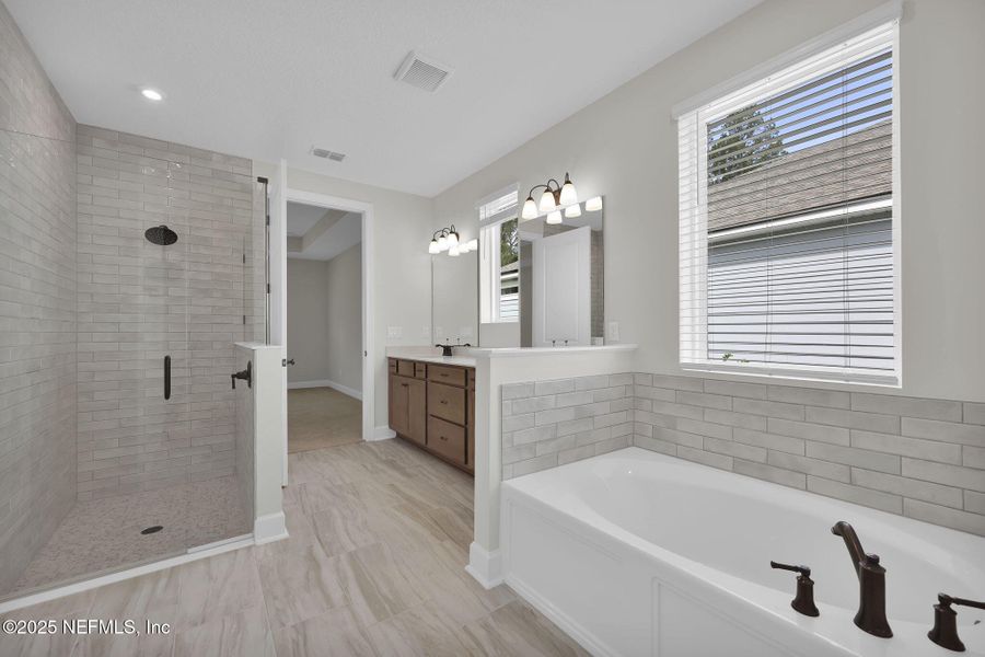 Furnished interior view inside a new home in Trailmark - Phase 10, St. Augustine (Image 5). Furnished interior view inside a new home in Trailmark - Phase 10, St. Augustine (Image 5).