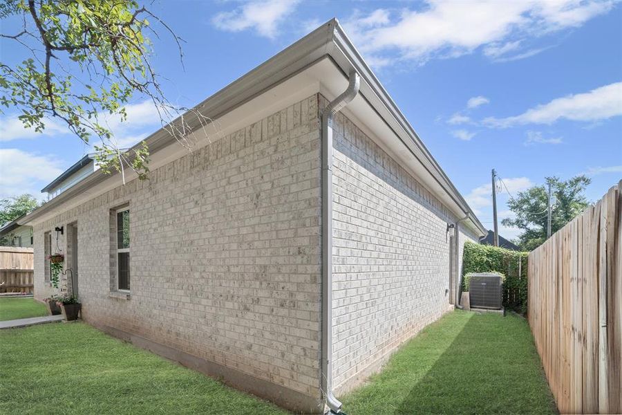 Exterior details and patio area of a home in , Granbury (Image 3). Exterior details and patio area of a home in , Granbury (Image 3).