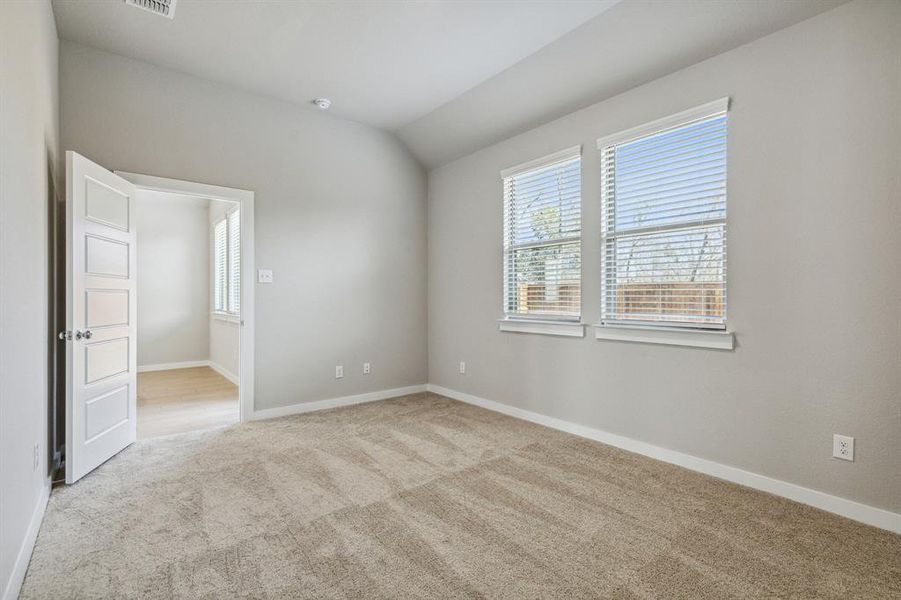 Primary Suite in the Birch home plan by Trophy Signature Homes – REPRESENTATIVE PHOTO