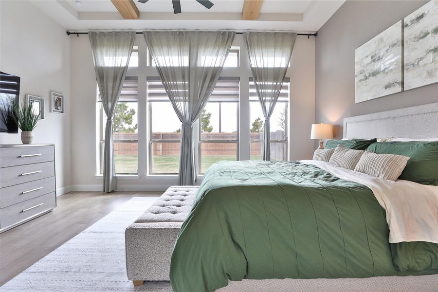 Furnished interior view inside a new home in Elyson, Katy (Image 7).