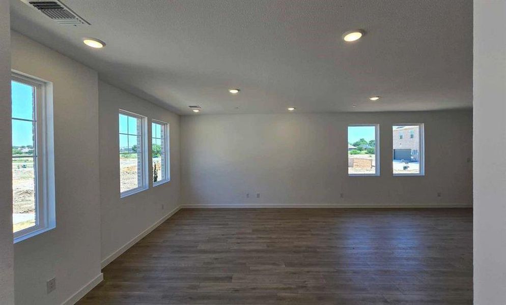 Open Living-Dining Room Construction Progress
