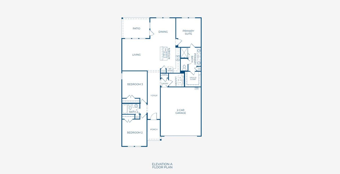2D floor plan layout for the 4011 by Risewell Homes in Parkton Square, Kyle, TX (Image 3). 2D floor plan layout for the 4011 by Risewell Homes in Parkton Square, Kyle, TX (Image 3).