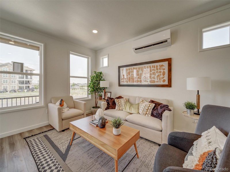Furnished interior view inside a new home in , Commerce City (Image 7).