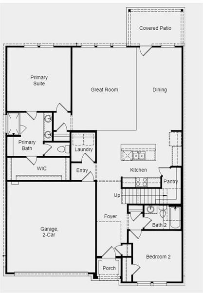 Structural options added include; Covered patio.