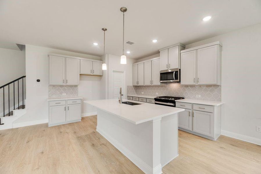 Furnished interior view inside a new home in Spiritas Ranch, Little Elm (Image 13).