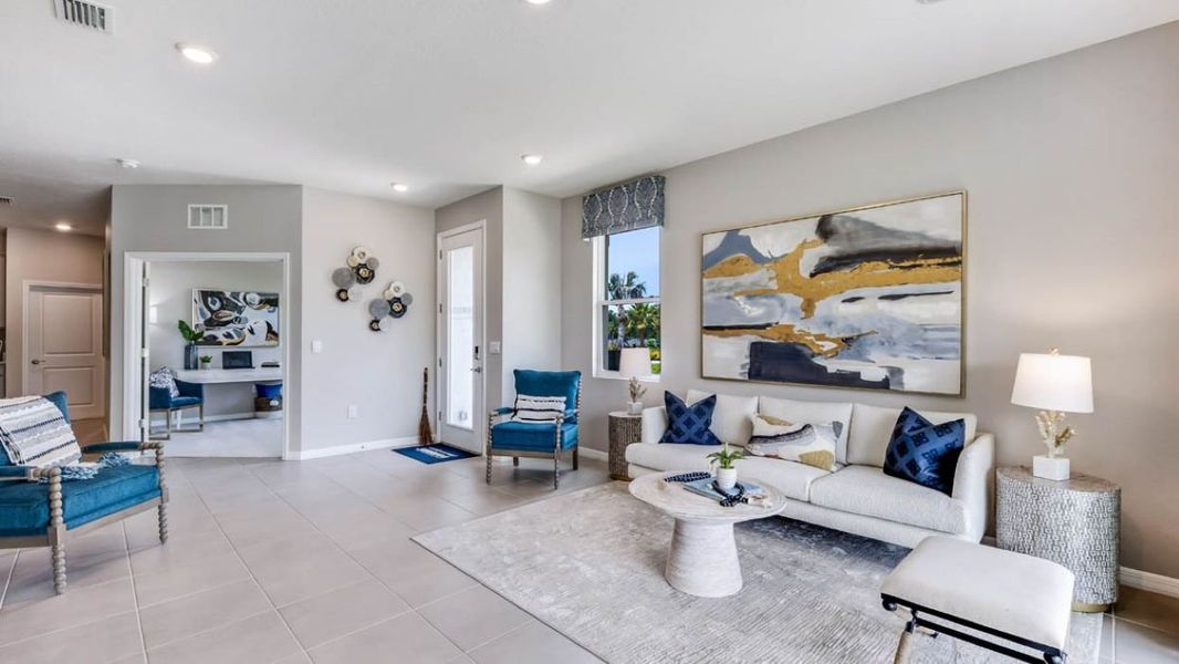 Furnished interior view inside a new home in Coddington, Bradenton (Image 8).
