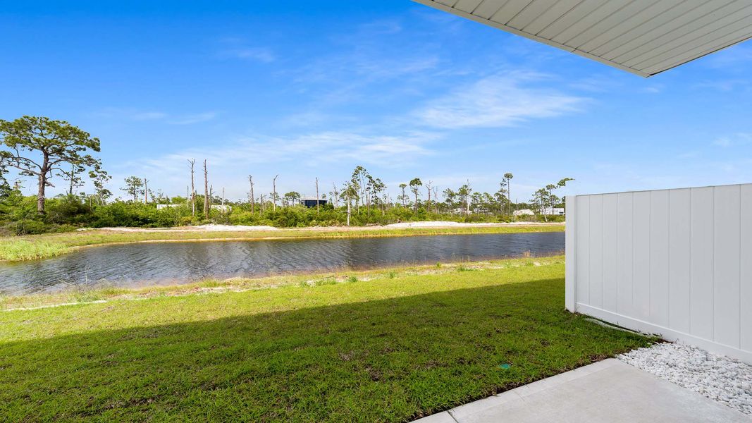 Exterior details and patio area of a home in Windmark Beach, Port Saint Joe (Image 16).