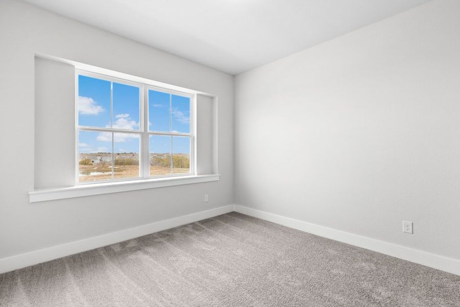 Spacious, unfurnished interior of a new home in Blackhawk, Pflugerville (Image 28).