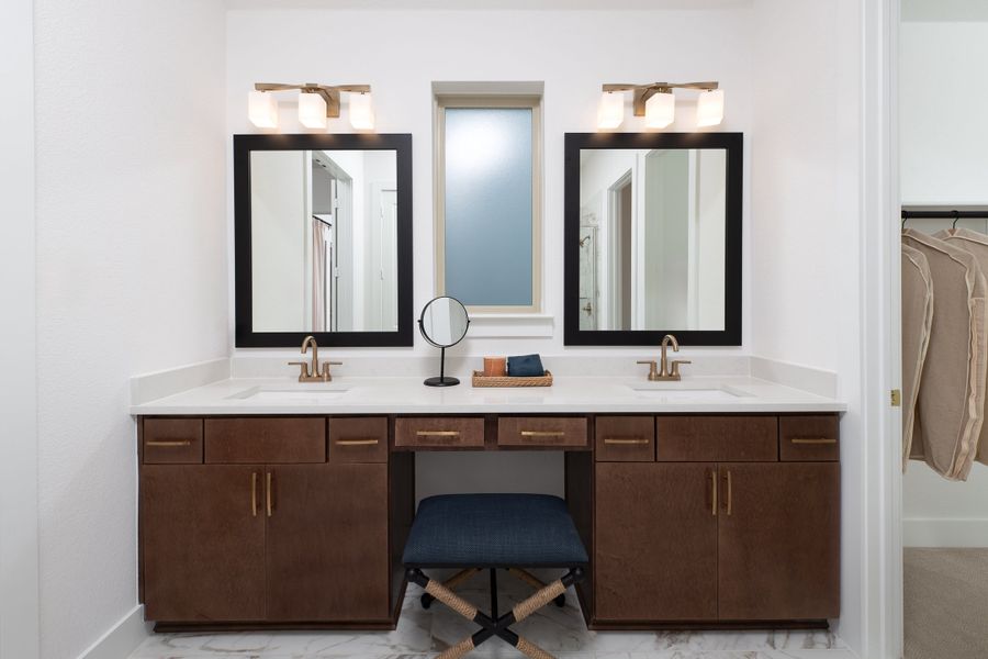 Representative furnished interior of a home built from the Mila by Tri Pointe Homes in The Meadows, Denton (Image 8). Representative furnished interior of a home built from the Mila by Tri Pointe Homes in The Meadows, Denton (Image 8).