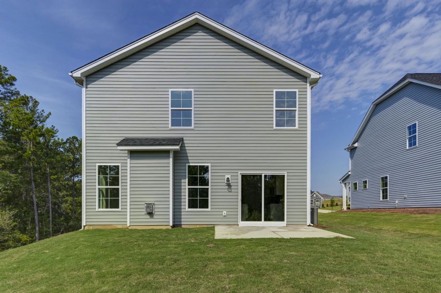 Exterior details and patio area of a home in Ferry Grove, Lexington (Image 2).
