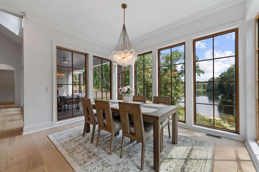 Furnished interior view inside a new home in , Ellijay (Image 55).