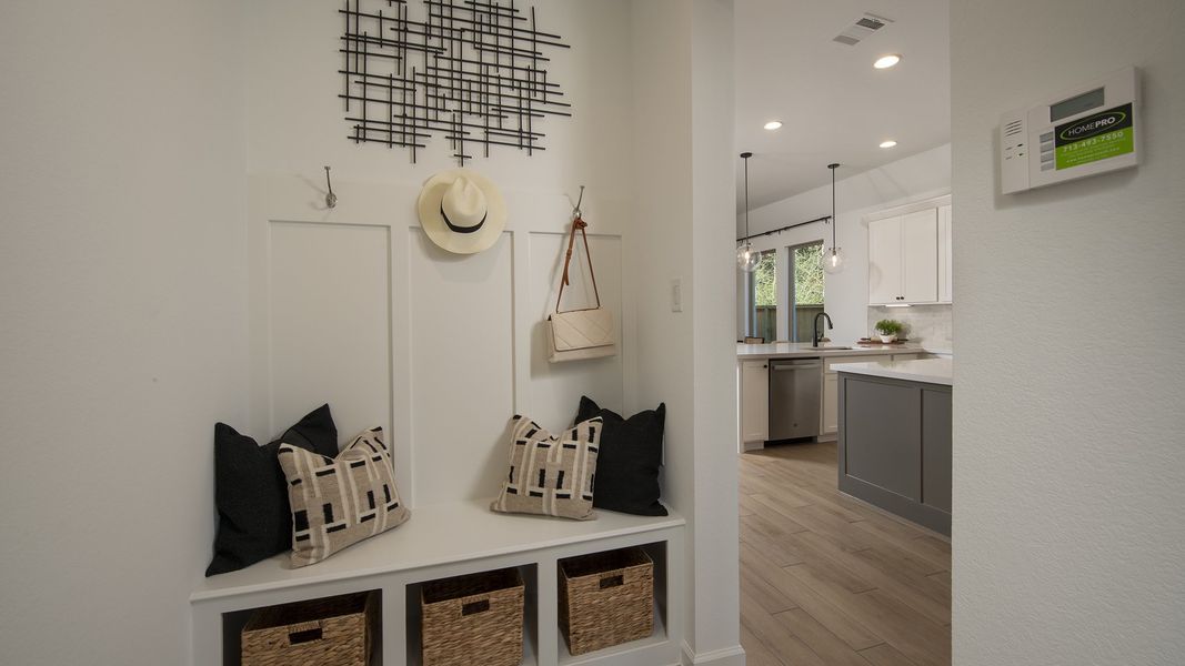 Furnished interior view inside a new home in The Groves 45', Humble (Image 12).