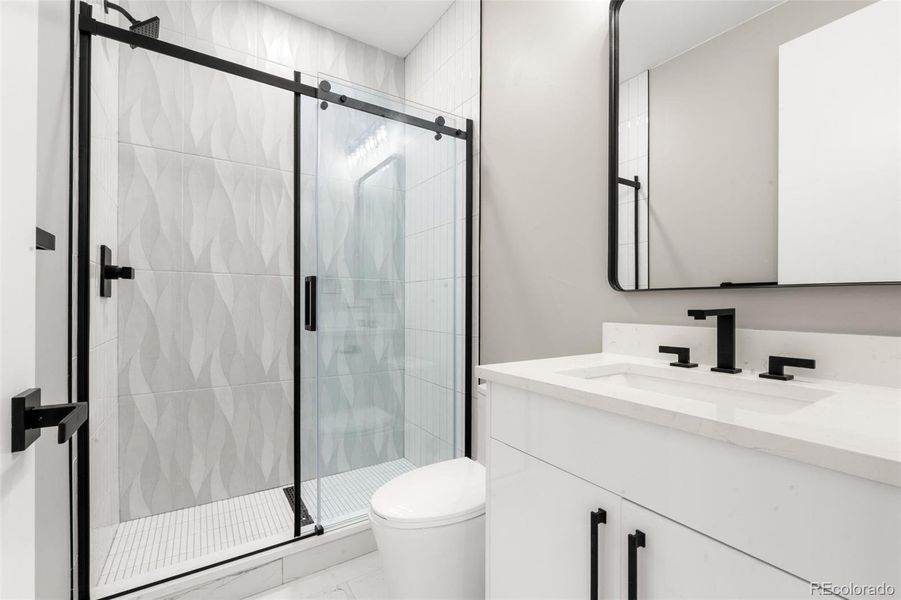 Furnished interior view inside a new home in , Centennial (Image 13).