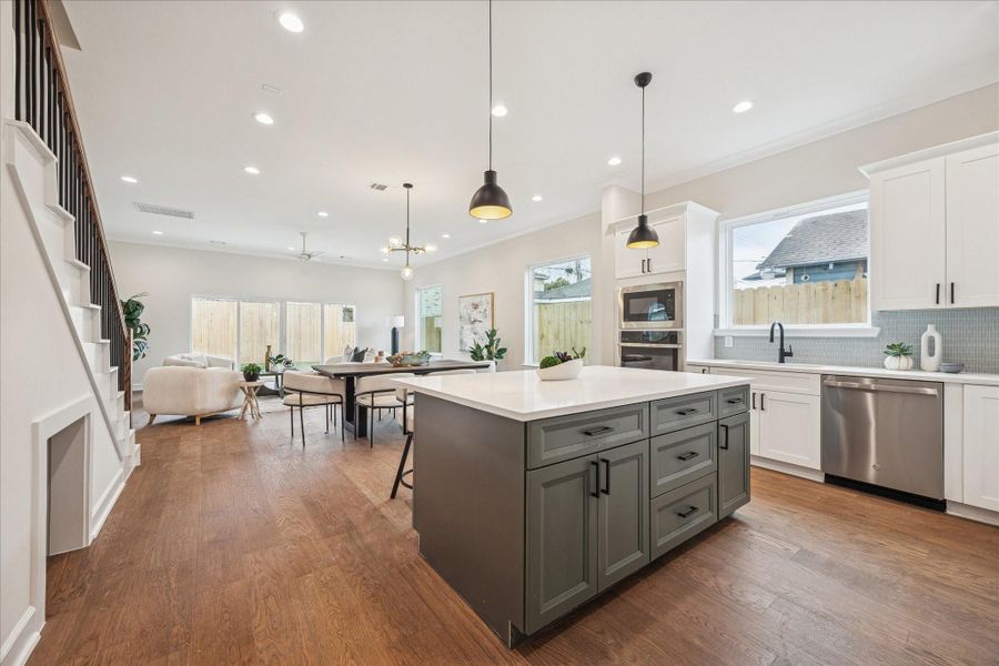 Furnished interior view inside a new home in , Houston (Image 16).