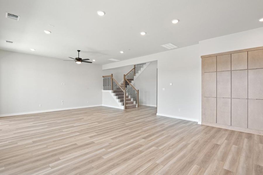 Spacious, unfurnished interior of a new home in Lariat, Liberty Hill (Image 22). Spacious, unfurnished interior of a new home in Lariat, Liberty Hill (Image 22).