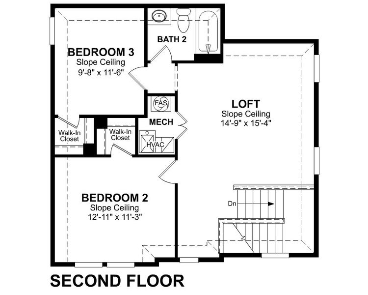 2D floor plan layout for the Conroe by Beazer Homes in Waterbend: Arbors 40', Euless, TX (Image 4). 2D floor plan layout for the Conroe by Beazer Homes in Waterbend: Arbors 40', Euless, TX (Image 4).