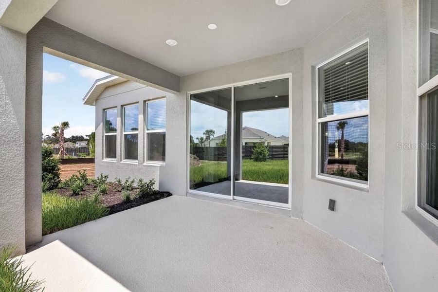 Exterior details and patio area of a home in Timber Ridge, Plant City (Image 3). Exterior details and patio area of a home in Timber Ridge, Plant City (Image 3).