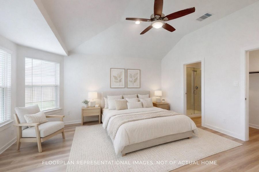 Furnished interior view inside a new home in Magnolia Ridge, Magnolia (Image 8).